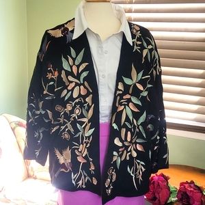 Zara TRF Outerwear Floral art to wear jacket Size Small to Medium